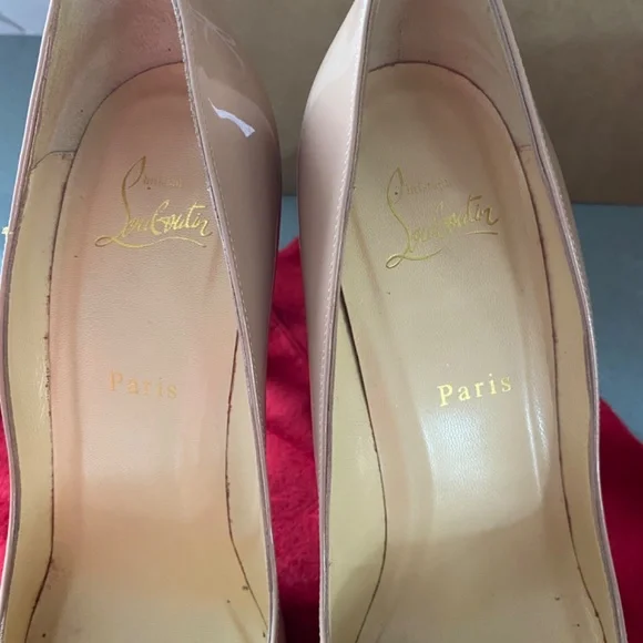Authentic Christian Louboutin Pigalle 100 Patent Size 39 - Picture 3 of 14